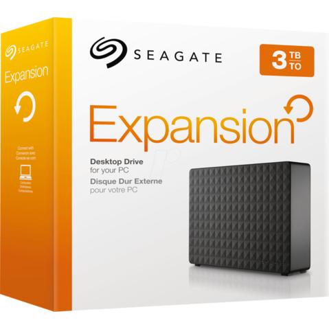 Внешний жесткий диск 3000ГБ Seagate "Expansion Desktop Drive STEB3000200", черный (USB3.0)