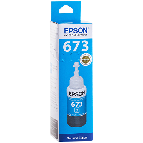 Картридж EPSON C13T67324A для L800, Cyan