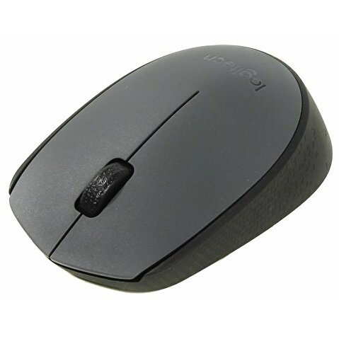 Мышь беспроводная оптическая LOGITECH M170, USB, серый/черный (910-004642)