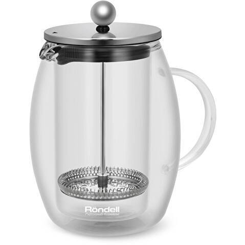 Френч-пресс Rondell Calypso RDS-1822 1л прозрачный