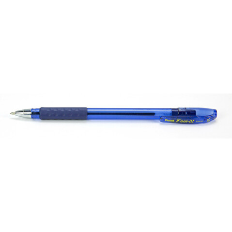 Ручка шариковая PENTEL BX490-C  Feel it!, резиновый упор, 1.0/0.32 мм, синяя