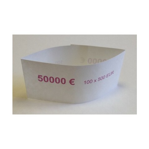 Лента бандерольная кольцевая, номинал ЕВРО 500, 500шт/уп