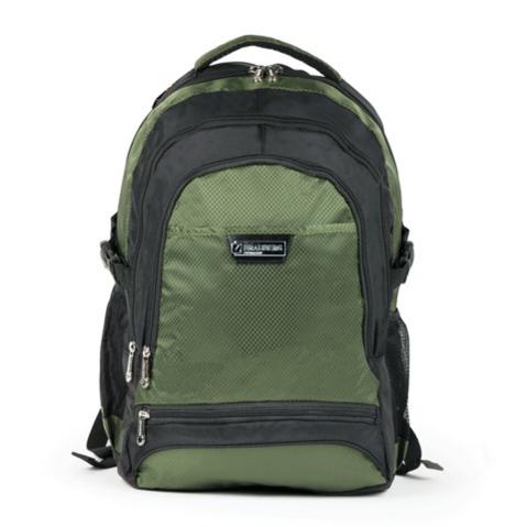 Рюкзак городской BRAUBERG StreetRacer 1, 30 л, размер 48х34х18 см, ткань, черно-зеленый