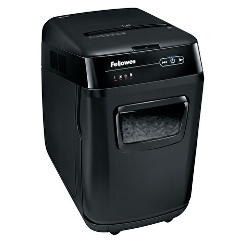 Уничтожитель документов FELLOWES AutoMax 200C, 4х38мм, 200 листов 70г/м2, 32 литра, секретность 4 (FS-46536)