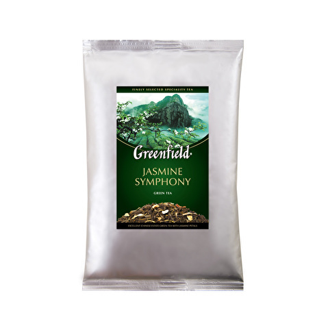 Чай зеленый GREENFIELD Jasmin Symphony, жасмин, листовой, 250г