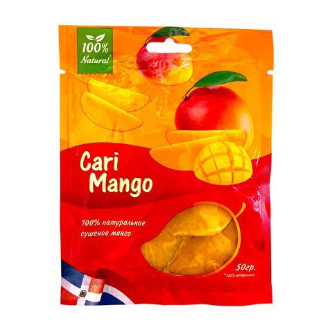 Манго сушеное Cari Mango, 50г