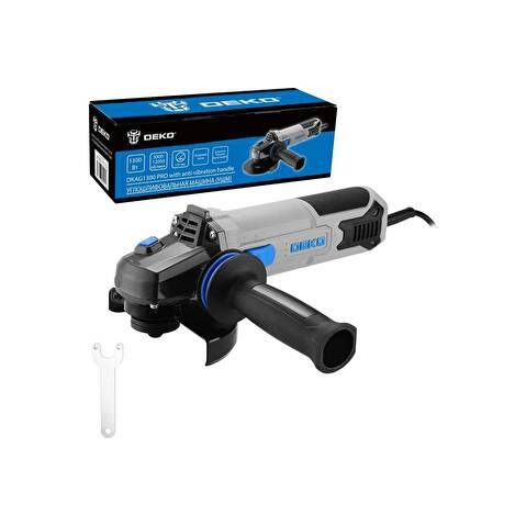 Шлифмашина угловая DEKO DKAG1300 PRO, 1300Вт, 125мм (085-1055) Шлифмашина угловая DEKO DKAG1300 PRO, 1300Вт, 125мм (085-1055)