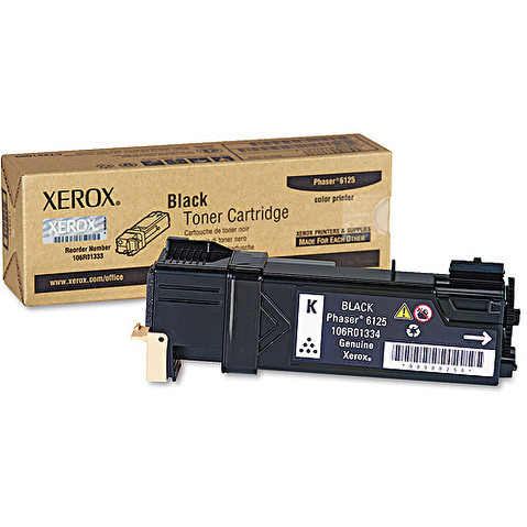 Тонер XEROX 106R01338 для PHASER 6125, 2000стр, Black