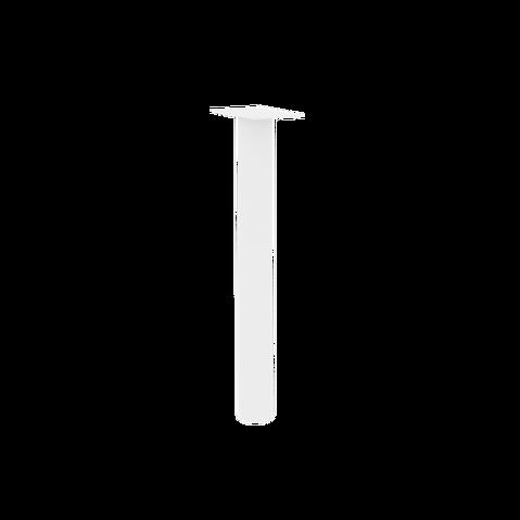 Опора-нога D=76мм, H=728мм, металл, белый