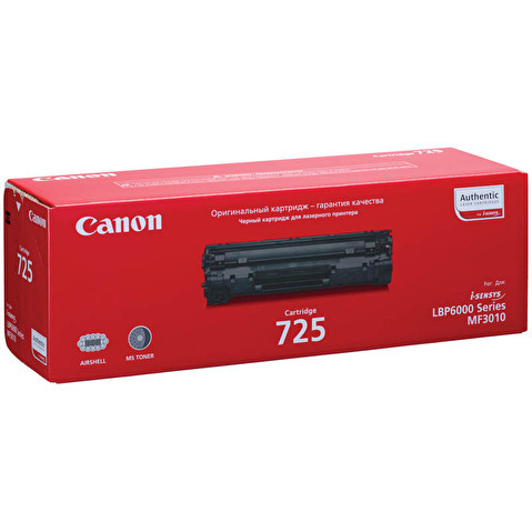 Картридж CANON C-725 для LBP-6000/LBP-6000B, 1600стр, Black (3484B002)