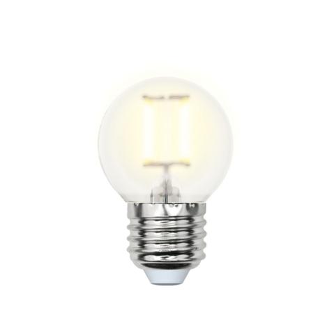 Лампа светодиодная UNIEL Sky,  6Вт, цоколь E27, шар G45, матовая, теплый свет 3000K, 30000ч