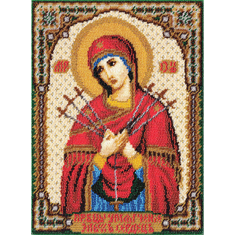 Набор для вышивания "PANNA"  CM-1262   "Икона Божией Матери Умягчение злых сердец" 20.5  х 28  см