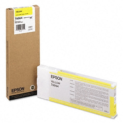 Картридж EPSON C13T606400 для Stylus Pro 4800/4880, 220мл, Yellow