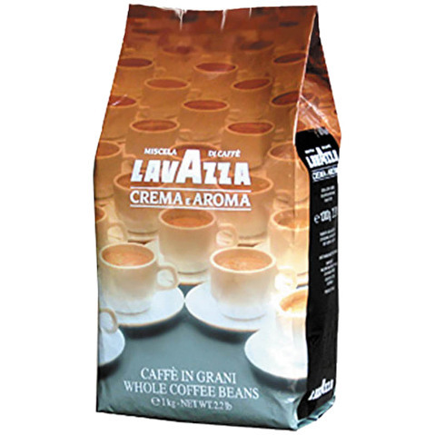 Кофе в зернах LAVAZZA Crema e Aroma, 1000г, вакуумная упаковка