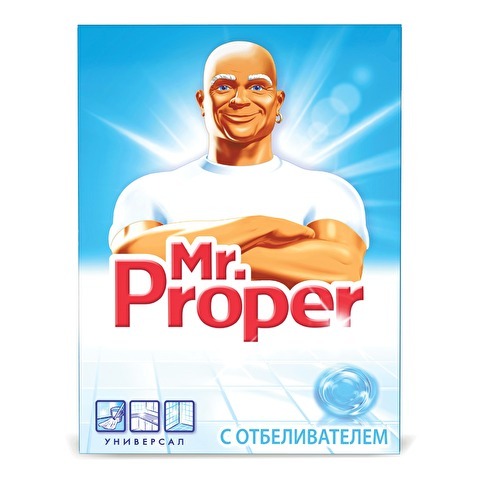 Чистящий порошок Mr. Proper, 400г, с отбеливанием