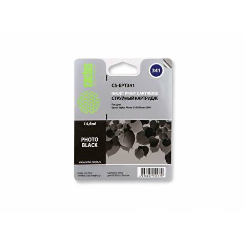 Картридж EPT341 для Epson Stylus Photo 2100, 14.6мл, Black, CACTUS