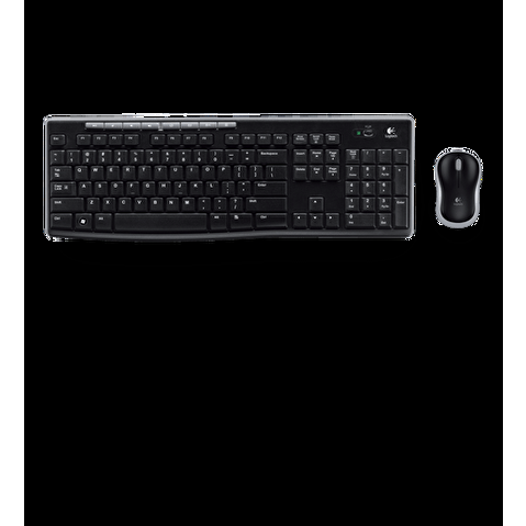 Комплект LOGITECH MK270 клавиатура + мышь, USB, Black (920-004518)