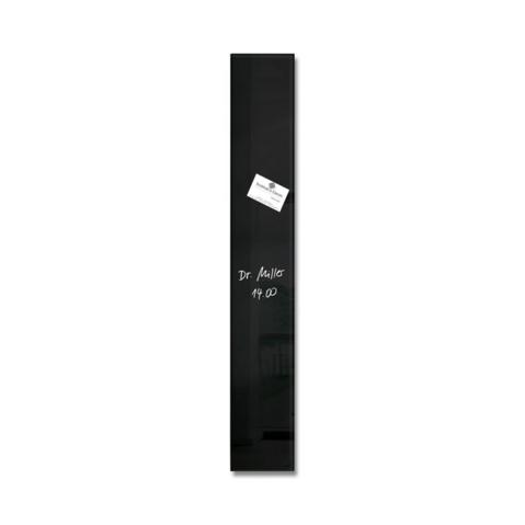 Доска магнитно-маркерная стеклянная SIGEL Аrtverum   12x78см, "Черная"