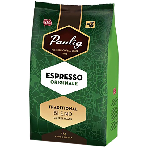 Кофе в зернах PAULIG Espresso Originale, 1000г, вакуумная упаковка