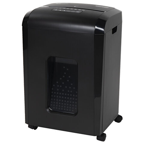 Уничтожитель документов BRAUBERG 1525X, 4х40 мм, секретность 4, 15лст, корзина 25 литров, карты/скобы/скрепки