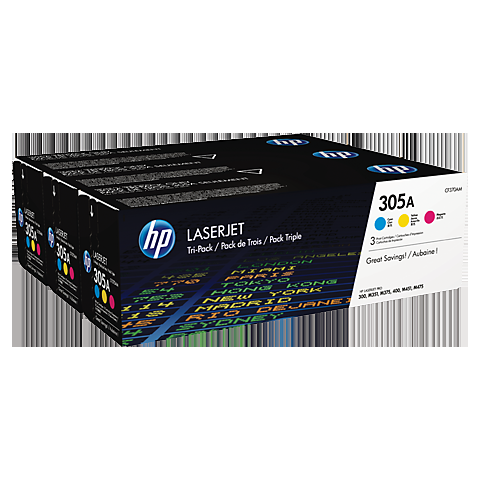 Картридж HP-CF370AM для HP CLJ M351/M451/M375/M475, 3х2600стр, CMY, 3шт/уп