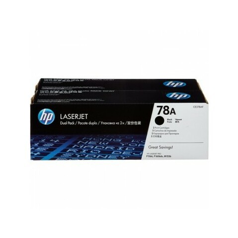 Картридж HP-CE278AF для HP P1566/1606/M1536, 2100стр, двойная упаковка, Black (№78)