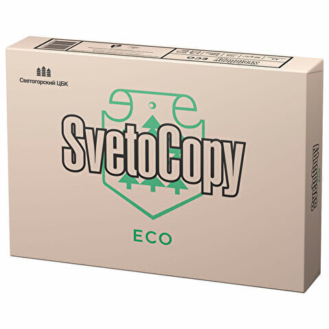 Бумага для оргтехники SvetoCopy ECO A4  80/500/ISO 60%