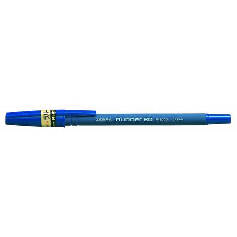 Ручка шариковая ZEBRA RUBBER, 0.7, каучуковый корпус, синяя