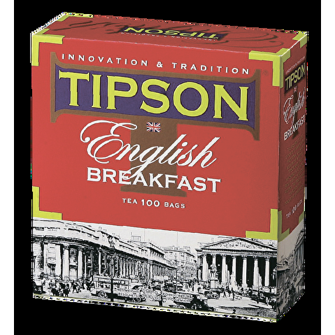 Пакетированный чай Tipson Английский завтрак/English Breakfast 100 пак*2 г.*12 картон