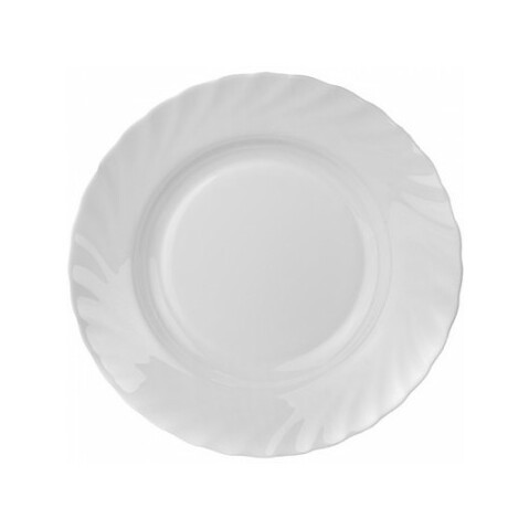 Тарелка LUMINARC TRIANON WHITE, 22.5см, суповая, белая