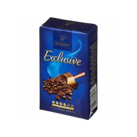 Кофе молотый TCHIBO Exclusive, натуральный, вакуумная упаковка, 250г