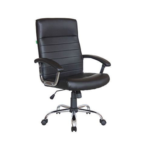 Кресло руководителя RIVA Chair 9154, крестовина металл, экокожа черная Кресло руководителя RIVA Chair 9154, крестовина металл, экокожа черная