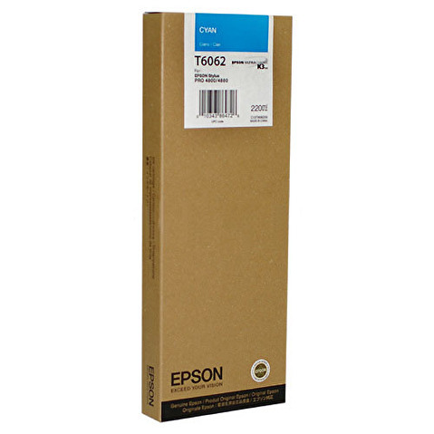 Картридж EPSON C13T606200 для Stylus Pro 4800/4880, 220мл, Cyan