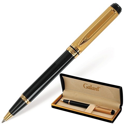 Ручка шариковая GALANT Classic, корпус черный, золотые детали