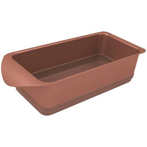 Форма для выпечки Rondell Karamelle RDF-448 прямоуг. 10x20см сталь/силикон карамель