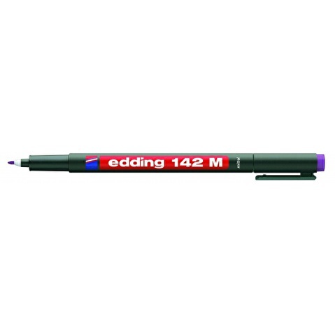 Маркер для пленок EDDING 142M, 1мм, фиолетовый