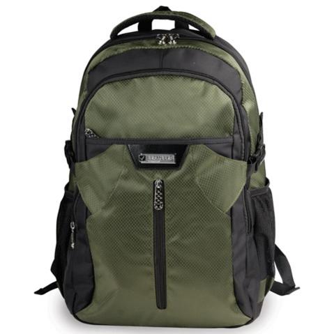 Рюкзак городской BRAUBERG StreetRacer 2, 30 л, размер 48х34х18 см, ткань, черно-зеленый