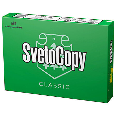 Бумага белая А4 SvetoCopy 500 л 80 г/м2