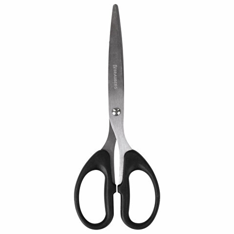Ножницы BRAUBERG Classic 185мм, ручки с пластиковами вставками