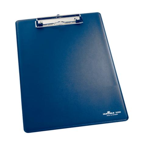Планшет DURABLE  А4, картон в ПВХ, карман, синяя (2350-07)