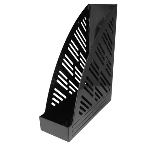 Вертикальный лоток для бумаг INDEX МАКСИ, ширина 85мм, черный