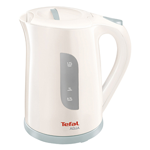 Чайник электрический TEFAL KO270130, 2400Вт, 1.7л, пластик, белый