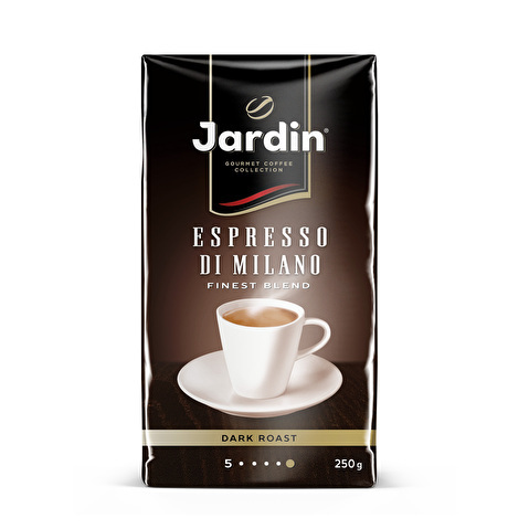 Кофе молотый JARDIN Espresso di Milano, 250г, вакуумная упаковка