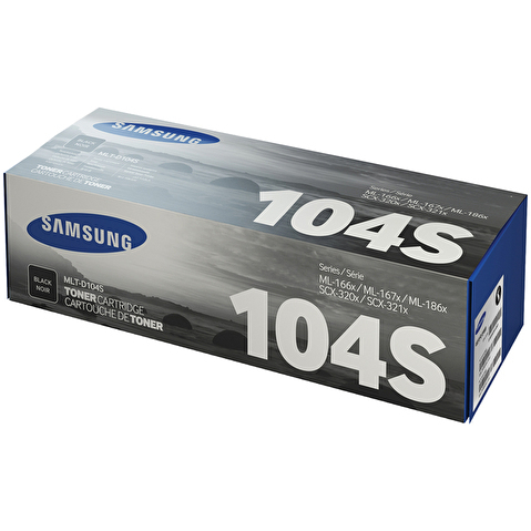 Картридж SAMSUNG MLT-D104S для ML-1660/1665/1865/SCX-3200/3205, ресурс 1500 стр., Black