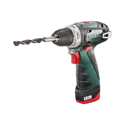 Дрель-шуруповерт аккумуляторная METABO BS Basic, 2 АКБ, 12В, 2Ач (600080500)
