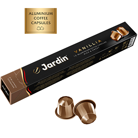 Кофе в капсулах JARDIN Vanillia, для кофемашин Nespresso, 10шт/уп