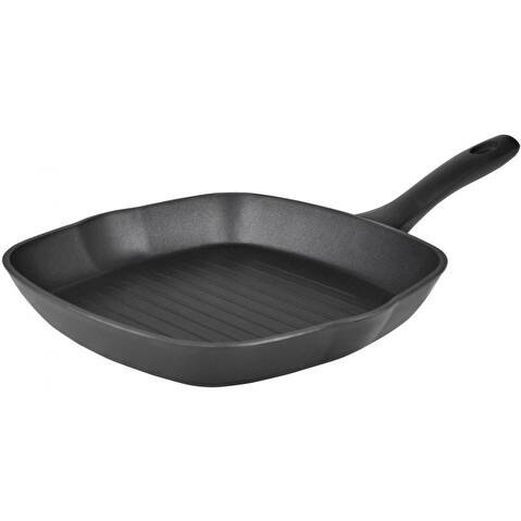 Сковорода-гриль Rondell RDA-762 квадратная 28см покрытие: Xylan Plus ручка несъемная (без крышки) черный