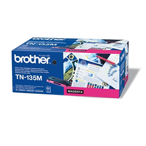 Тонер-картридж BROTHER TN-135M для HL-4040CN/4050CDN/DCP-9040CN/MFC-9440CN 4000стр, Magenta