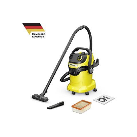Пылесос строительный KARCHER WD 5 V-25/5/22, желтый (1.628-300.0)