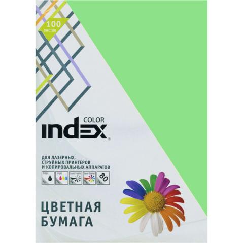 Бумага цветная INDEX COLOR medium  A4   80/100, фисташковая (69)